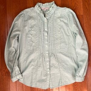 Loft long sleeve top. Size L